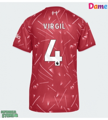 Liverpool Virgil van Dijk #4 Replika Hjemmebanetrøje Dame 2026-27 Kortærmet